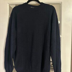 Men's L Navy Cashmere Sweater